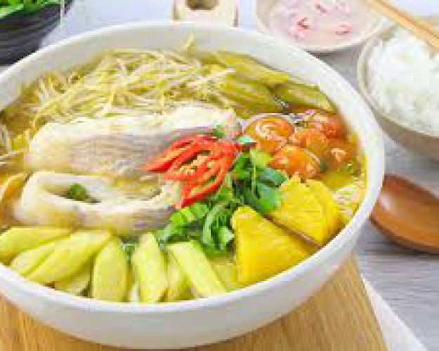 canh chua cá điêu hồng